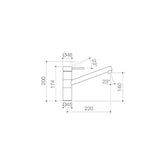 Caroma Pin Lever Sink Mixer